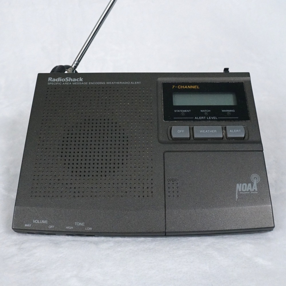 RadioShack Weather Alert Radio 12-250 7 Channel NOAA SAME Encoding Tested Works
